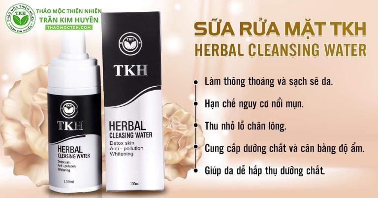 Sữa rửa mặt TKH - Herbal Cleansing Water